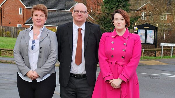 Candidates Kerrie Miles, Martin Mcleod and Sara Allmark